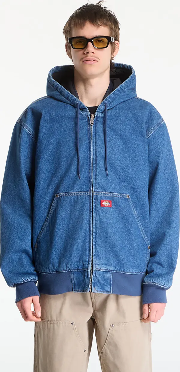 Dickies Яке Dickies Lined Denim Hooded Bomber Classic Blue L