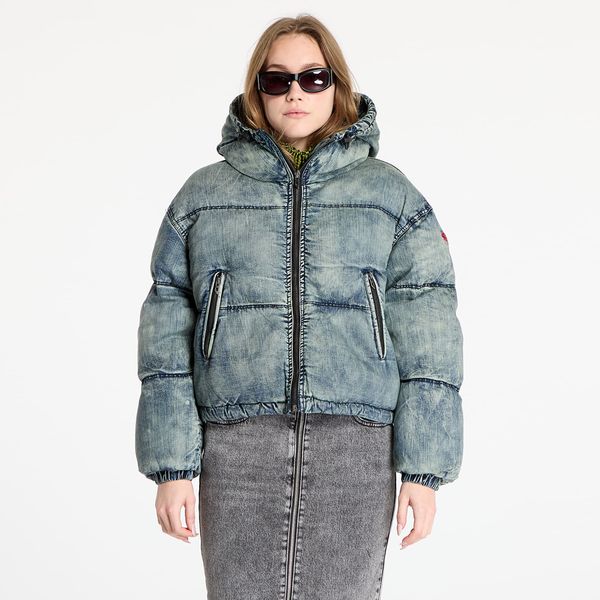 Diesel Яке Diesel W-Aves Cropped Puffer Jacket Blue 40