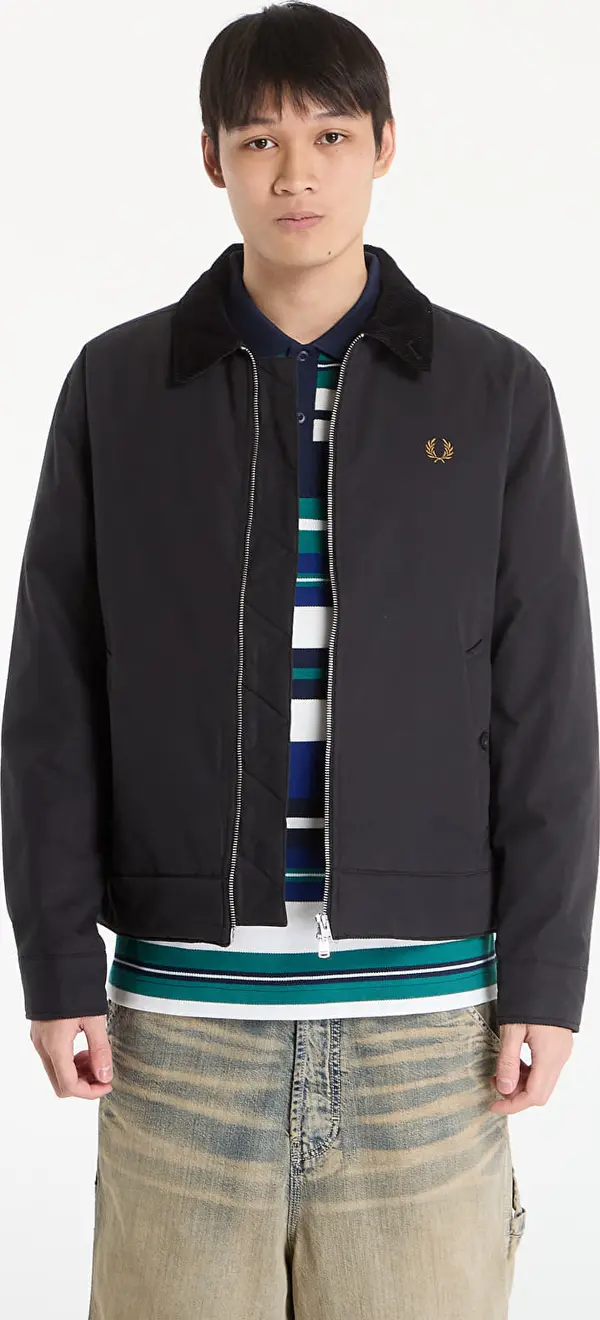 FRED PERRY Яке FRED PERRY Cotton Caban Jacket Black S