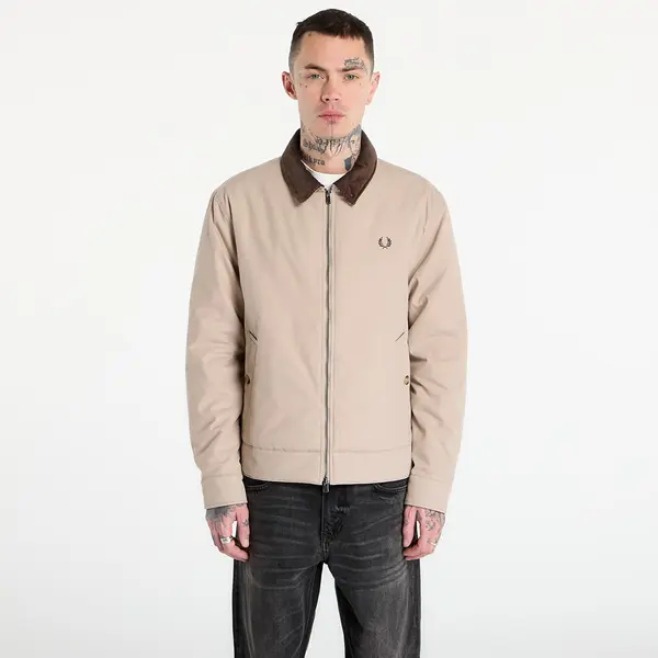 FRED PERRY Яке FRED PERRY Cotton Caban Jacket Warm Oat XL
