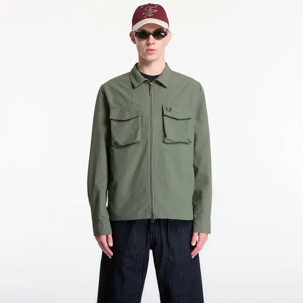 FRED PERRY Яке Fred Perry Ripstop Pocket Overshirt Green L
