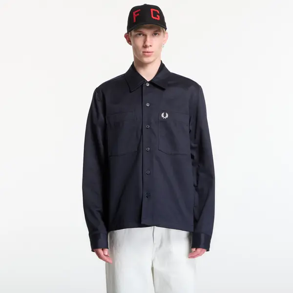 FRED PERRY Яке Fred Perry Twill Overshirt Navy M