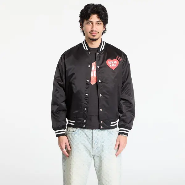 HUMAN MADE Яке HUMAN MADE Nylon Stadium Jacket UNISEX Black XL