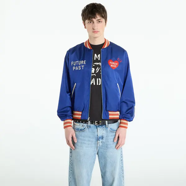 HUMAN MADE Яке HUMAN MADE Satin Jacket UNISEX Blue L
