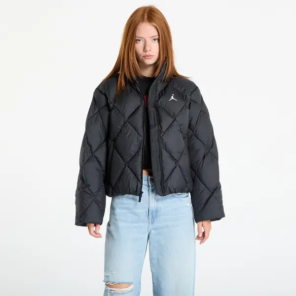 Jordan Яке Jordan Brooklyn Women's Quilted Puffer Jacket Black/ White XL