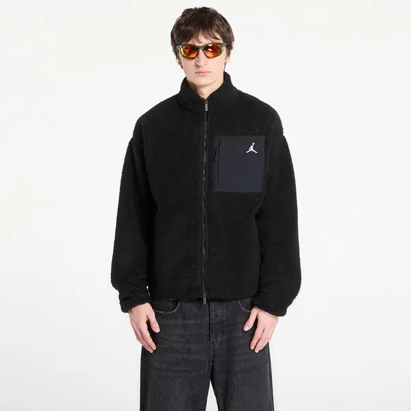 Jordan Яке Jordan Flight Men’s High Pile Shearling Jacket Black/ White L