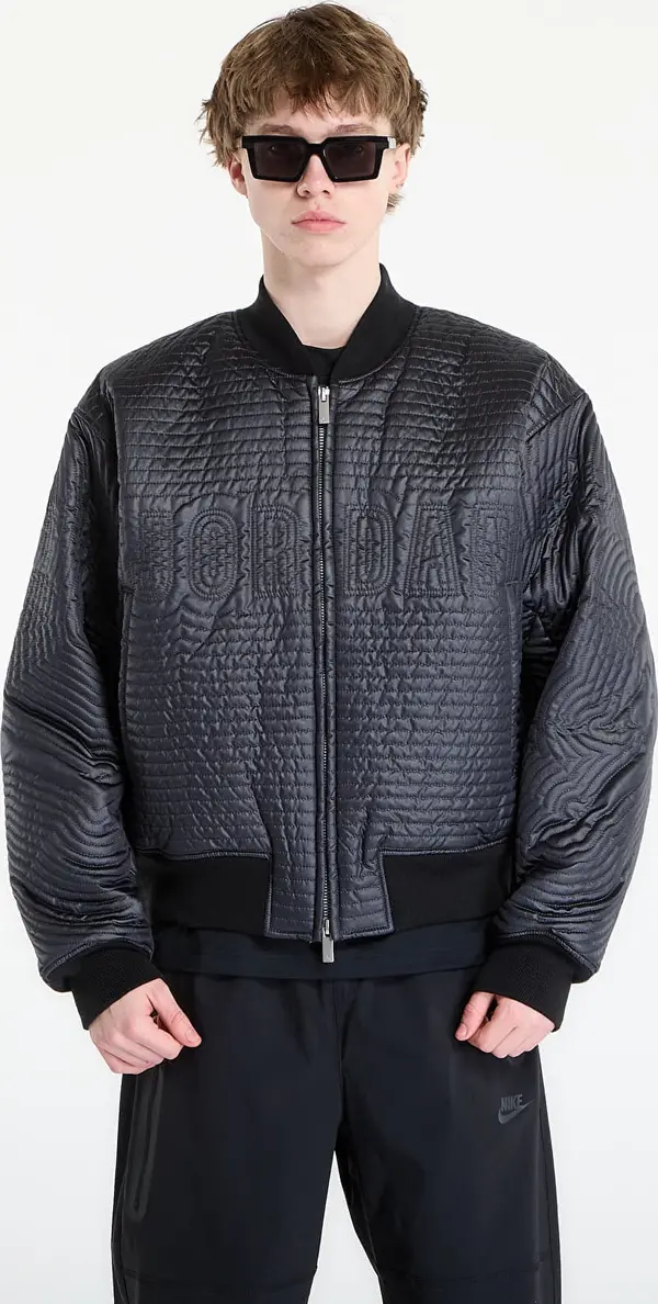 Jordan Яке Jordan Flight Men's Nylon Varsity Jacket Black XXL