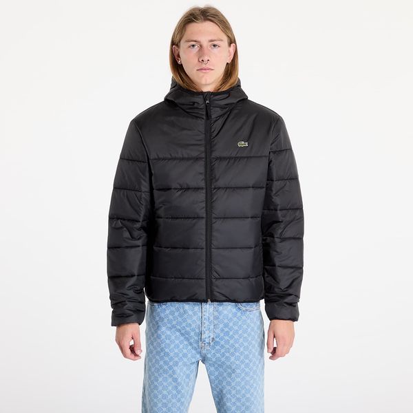 LACOSTE Яке LACOSTE Men's Water-Repellent Quilted Puffer Jacket Black/ Black XL