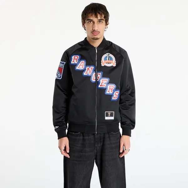 Mitchell & Ness Яке Mitchell & Ness NHL Maxxed Out Satin Jacket Rangers Mark Messier Black XL