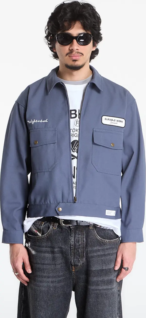 NEIGHBORHOOD Яке NEIGHBORHOOD Zip Work Jacket Blue/ Gray L