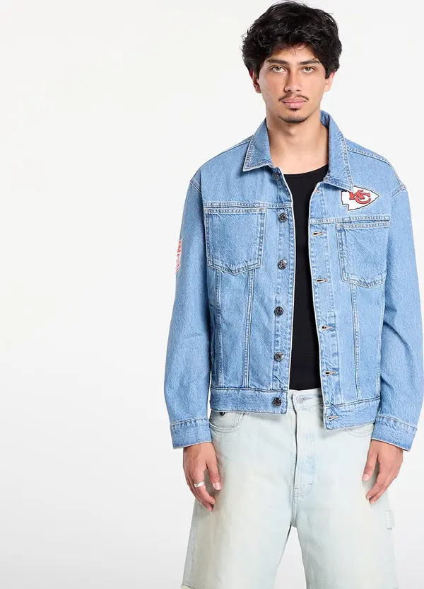 New Era Яке New Era Kansas City Chiefs Denim Jacket UNISEX Rdm XL