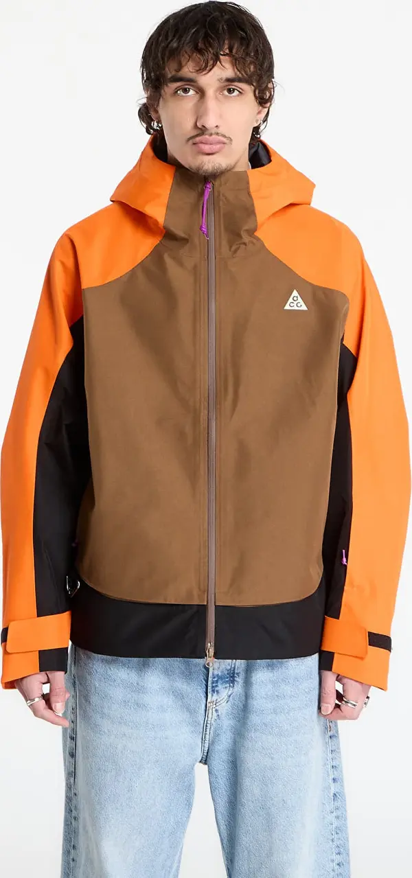 Nike Яке Nike ACG "Mystery Lights" Snow Jacket Safety Orange/ Mosswood Brown/ Black/ Black L