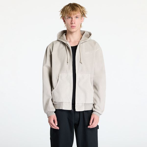 Nike Яке Nike Life Men's Full-Zip Unlined Jacket Light Iron Ore/ Light Iron Ore XS