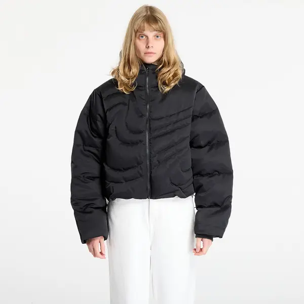 Nike Яке Nike Sportswear Swoosh Series Women's Therma-FIT Oversized Down Puffer Jacket Black/ Black XL