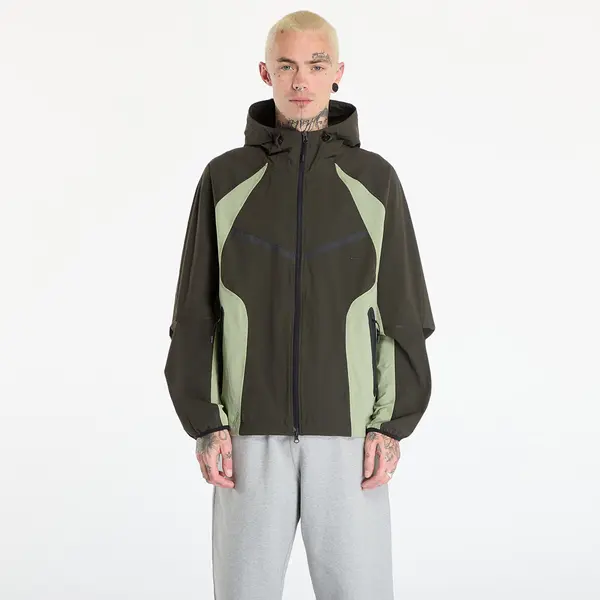 Nike Яке Nike Tech Men's Dri-FIT Woven Color-Block Windrunner Loose Jacket Sequoia/ Oil Green/ Black M
