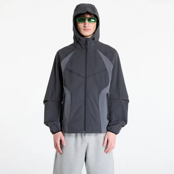 Nike Яке Nike Tech Men's Dri-FIT Woven Full-Zip Color-Block Windrunner Jacket Anthracite/ Iron Grey/ Black S