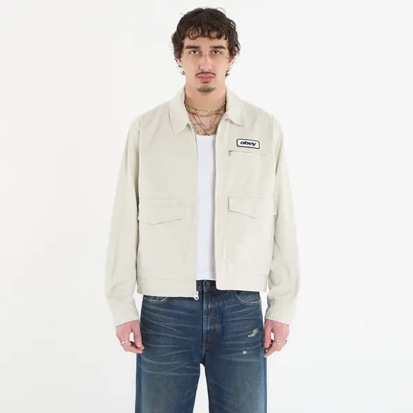 OBEY Clothing Яке OBEY Walter Work Jacket Silver Birch Faded Wash XL