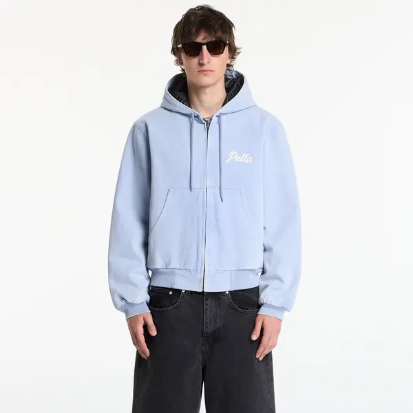 Patta Яке Patta Peace Canvas Hooded Jacket UNISEX Light Blue Denim M