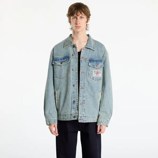 PLEASURES Яке PLEASURES Park Insulated Denim Jacket Indigo L