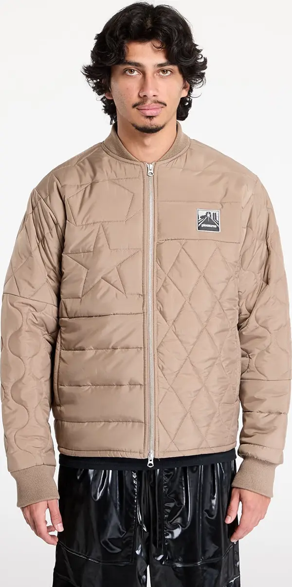 PLEASURES Яке PLEASURES Stonehenge Quilted Jacket Brown XL