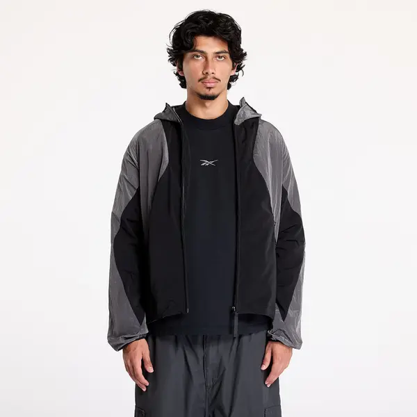 Reebok Яке Reebok Running Hooded Jacket Black/ Misty Grey XXL