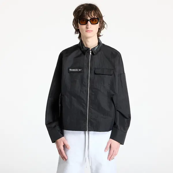 Reebok Яке Reebok Zipped Overshirt UNISEX Washed Black XXL