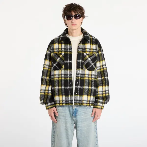 REPRESENT Яке REPRESENT Textured Overshirt Jet Black S