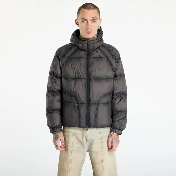 REPRESENT Яке REPRESENT Translucent Hooded Puffer Washed Black M