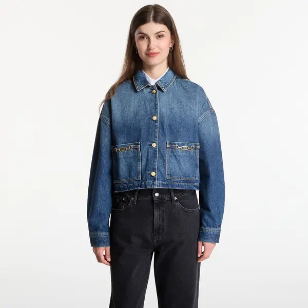 Tommy Hilfiger Яке Tommy Hilfiger Cropped Jacket Cam Mid Cam Mid XS