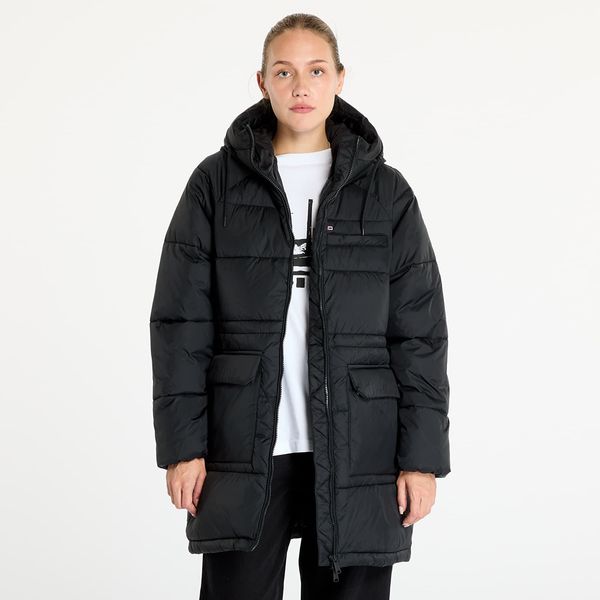 Tommy Hilfiger Яке Tommy Jeans Midi Vail Puffer Jacket Black XS