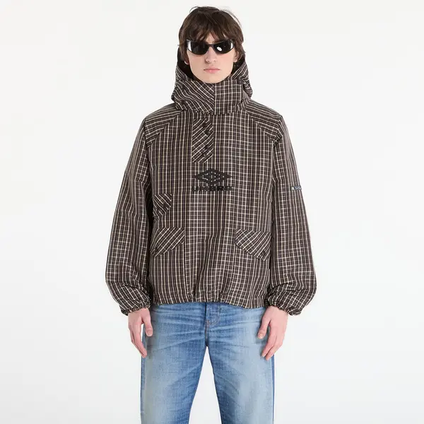 Umbro Яке Umbro by SlamJam Check Smock Anorak Beige/ Dark Brown L