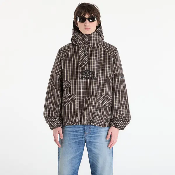 Umbro Яке Umbro by SlamJam Check Smock Anorak Beige/ Dark Brown M