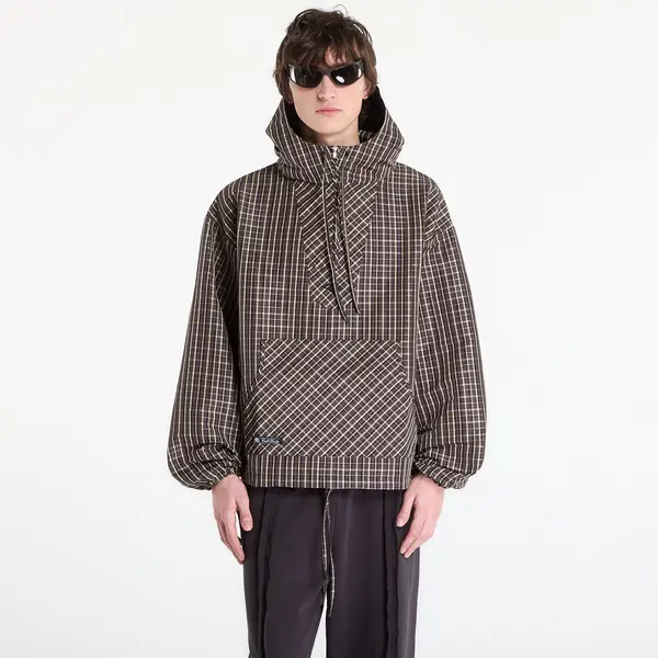 Umbro Яке Umbro by SlamJam Checked Masked Anorak Beige/ Dark Brown XL