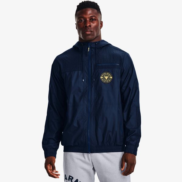 Under Armour Яке Under Armour Project Rock Q1 Woven Layer Academy/ Field Yellow/ White S