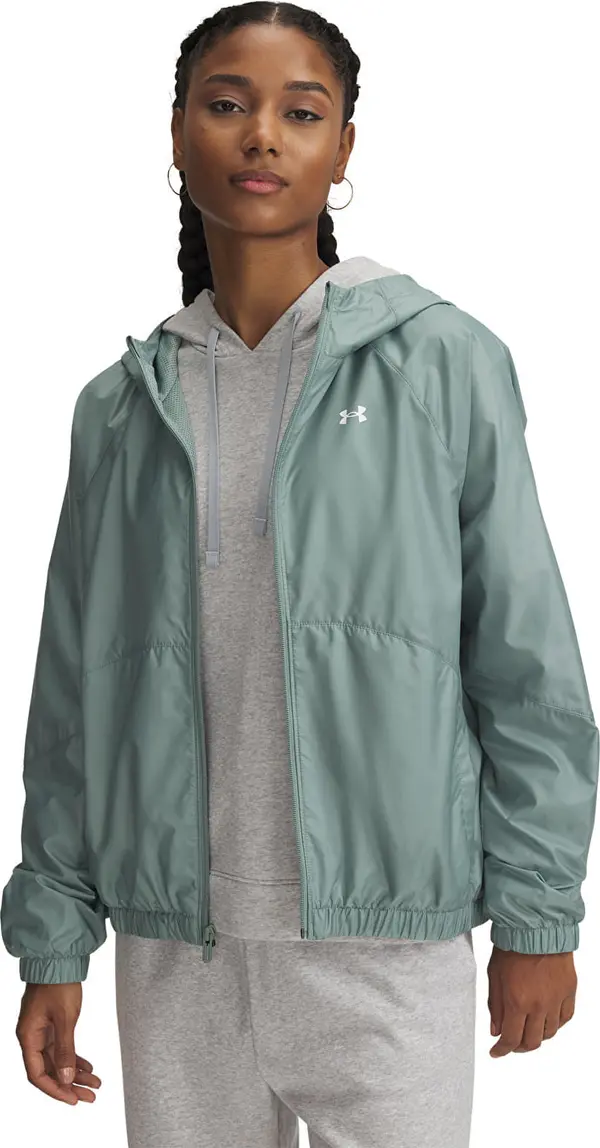 Under Armour Яке Under Armour Rival Sport Windbreak Jacket Silica Green/ White M