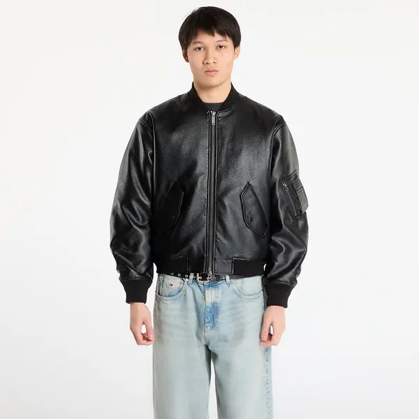 Wasted Paris Яке Wasted Paris M Kingdom Faux Leather Bomber Black L