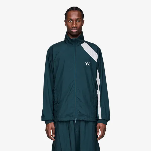 Y-3 Яке Y-3 Raw Edge 3 Stripes Nylon Shell Jacket Aurora Ivy L