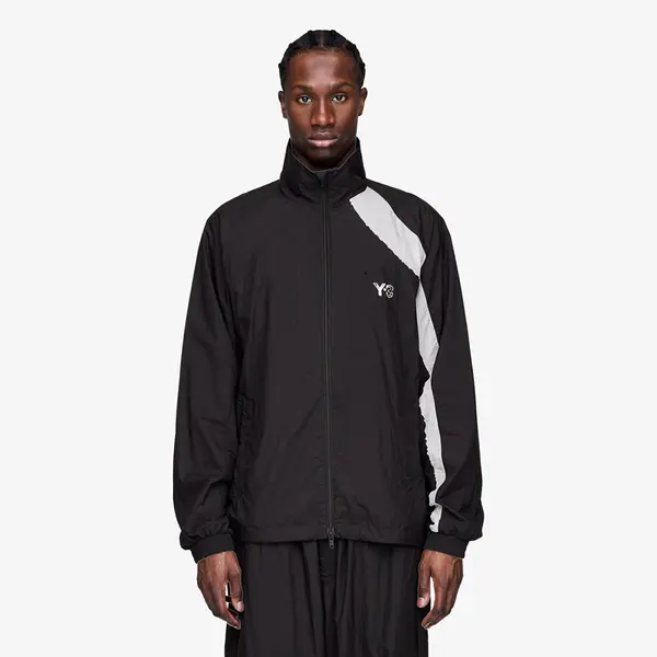 Y-3 Яке Y-3 Raw Edge 3 Stripes Nylon Shell Jacket Black M