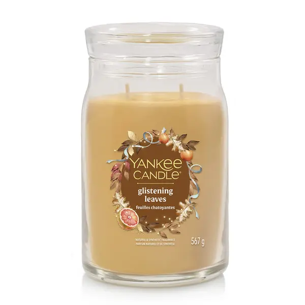 Yankee Candle Yankee Candle Signature Large Jar 2 Wicks Glistening Leaves Universal