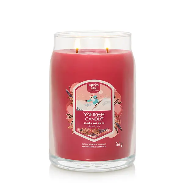 Yankee Candle Yankee Candle Signature Large Jar 2 Wicks Santa On Skis Universal