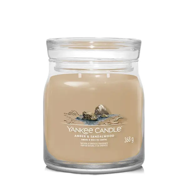 Yankee Candle Yankee Candle Signature Medium Jar 2 Wicks Amber & Sandalwood Universal