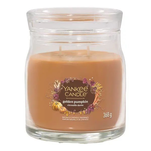 Yankee Candle Yankee Candle Signature Medium Jar 2 Wicks Golden Pumpkin Universal