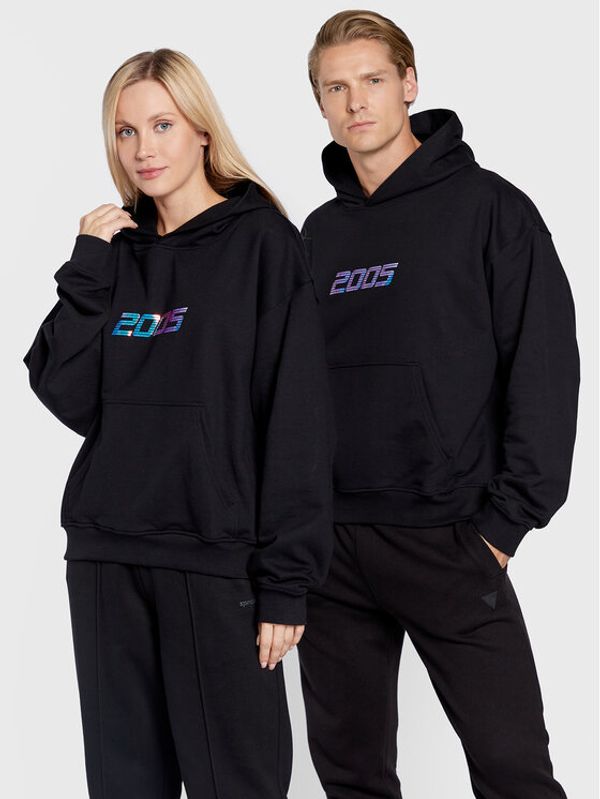 2005 2005 Суитшърт Unisex Holo Черен Relaxed Fit