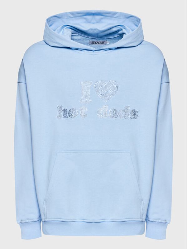 2005 2005 Суитшърт Unisex Hot Dads Син Relaxed Fit