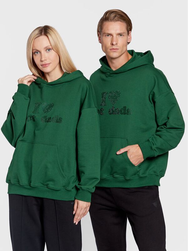 2005 2005 Суитшърт Unisex Hot Dads Зелен Relaxed Fit