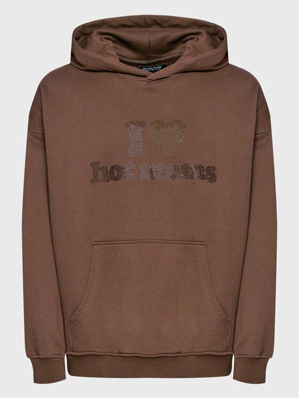 2005 2005 Суитшърт Unisex Hot Moms Кафяв Relaxed Fit