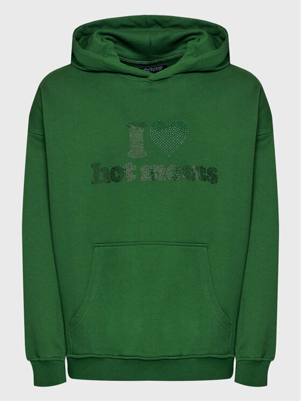 2005 2005 Суитшърт Unisex Hot Moms Зелен Relaxed Fit