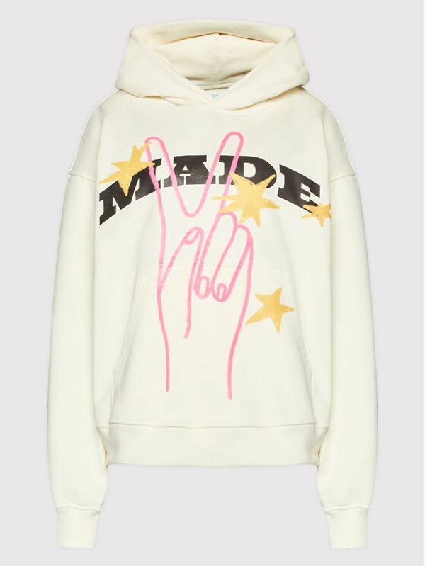 2005 2005 Суитшърт Unisex Made Бежов Regular Fit