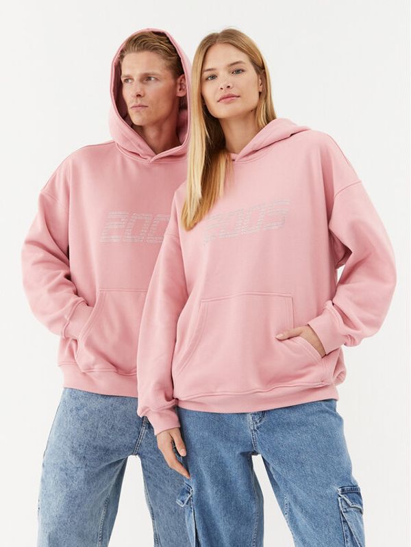 2005 2005 Суитшърт Unisex Signature Розов Relaxed Fit