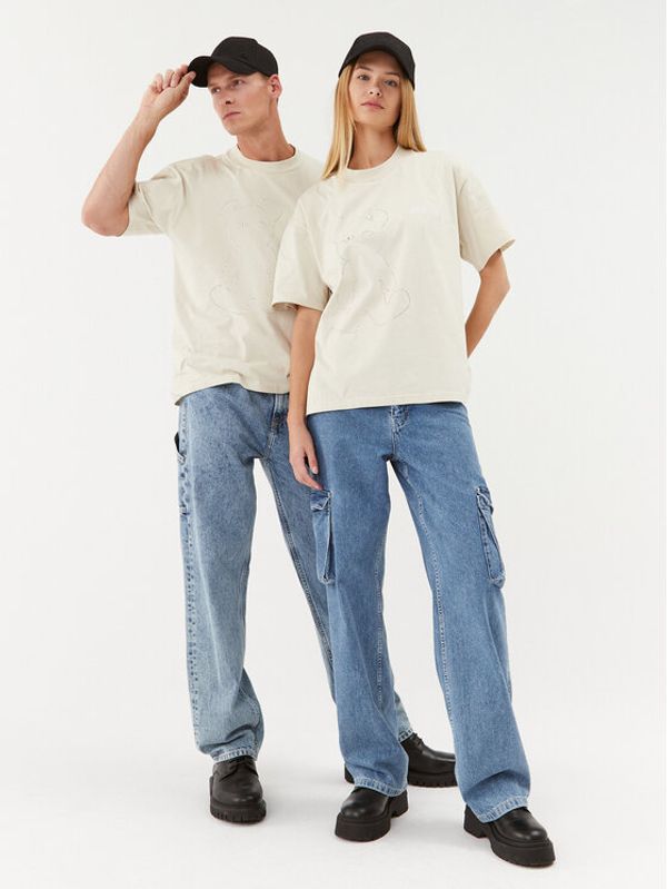 2005 2005 Тишърт Horned Lucy Tee Бежов Oversize